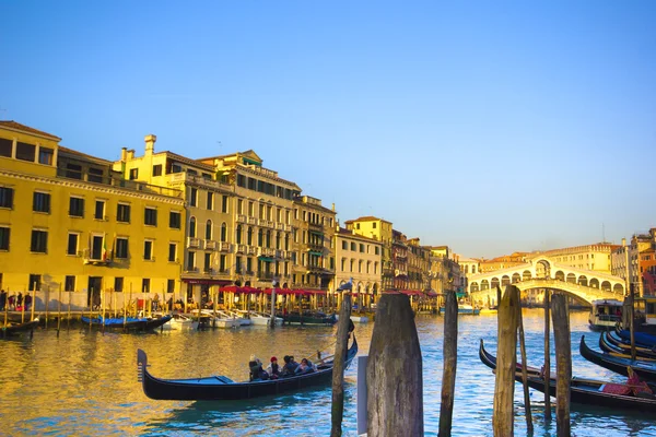 Góndolas en Venecia, Italia — Foto de Stock