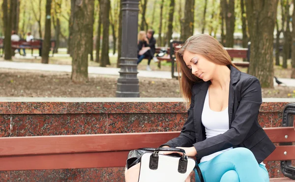 stock image Girl in the Park