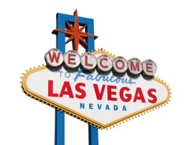 Las Vegas Sign Isolated clipart