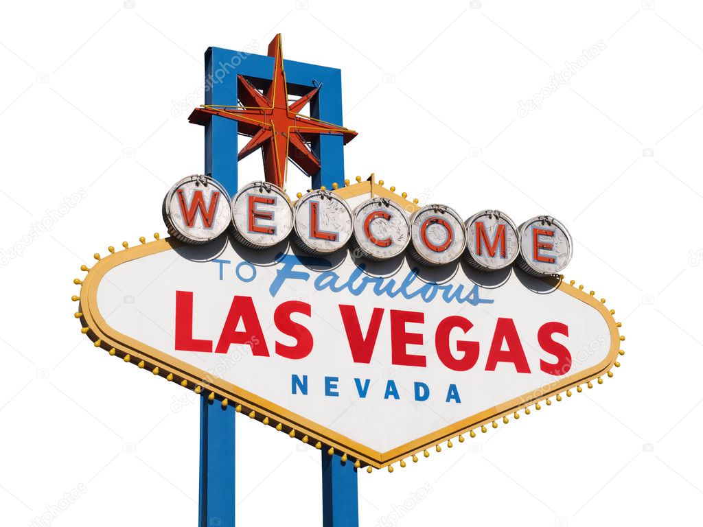 Las Vegas Sign Isolated — Stock Photo © trekandshoot #10363613