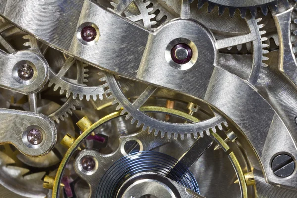 stock image Antique Pocket Watch Inside Macro