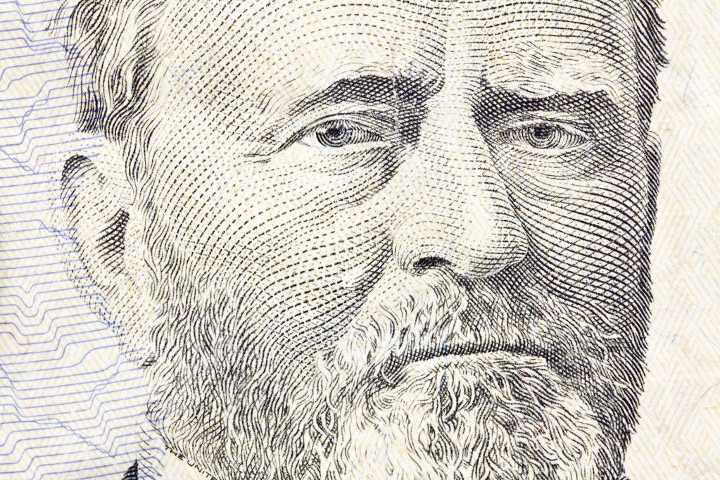 Ulysses S Grant Macro Close Up US Fifty Dollar Bill