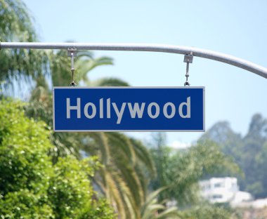 Hollywood Blvd Sign clipart
