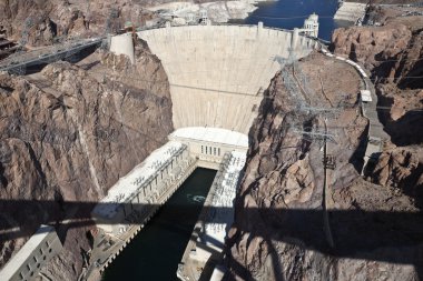 Hoover Dam Bridge View clipart