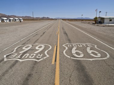 Route 66 Mojave Desert clipart