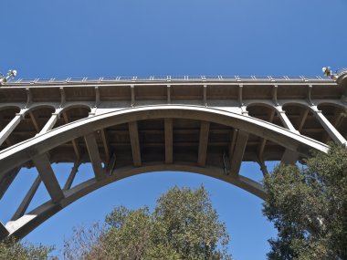 Pasadena California Colorado Blvd Bridge clipart