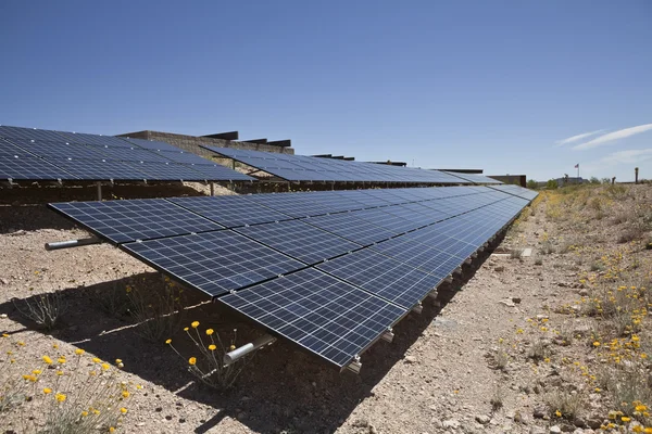 Deserto Fotovoltaico — Fotografia de Stock