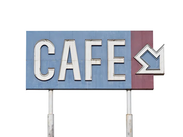 Wzór ogólny café znak na białym tle — Zdjęcie stockowe