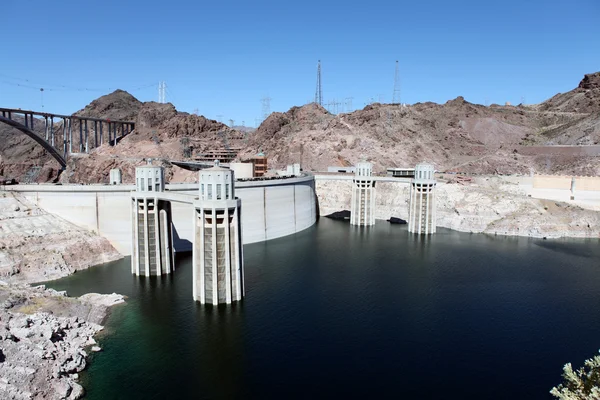 Lake Mead and Hoover Dam — Stock Photo, Image