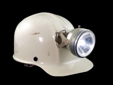 Vintage Caving Helmet clipart