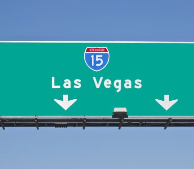 Las Vegas Freeway Sign clipart