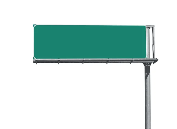 Blank Freeway Sign — Stock Photo, Image