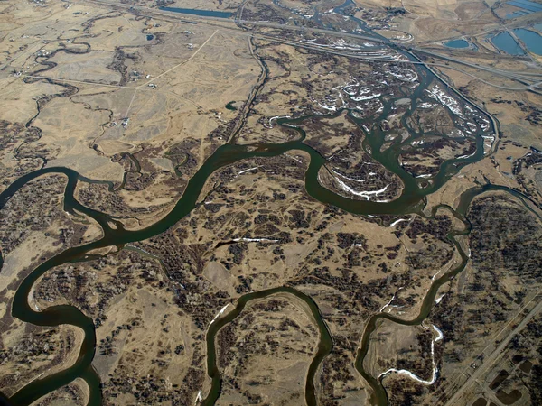 Missouri flod rinner — Stockfoto