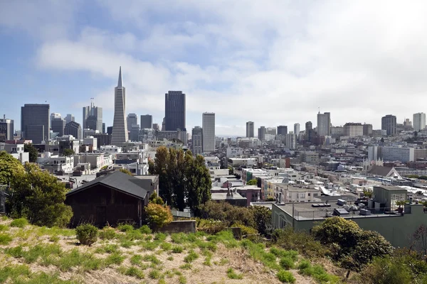 丘の中腹に、サンフランシスコ — ストック写真