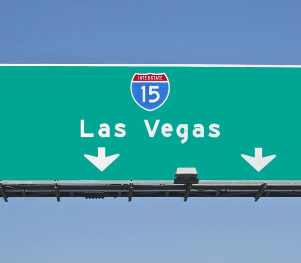 stock image Las Vegas Freeway Sign