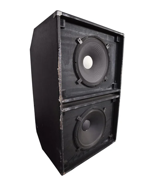 Giant Thrashed Bass Speaker Cabinet — Stock Photo, Image