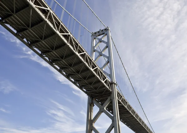 Міст через затоку — стокове фото