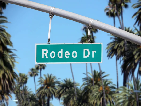 Rodeo drive znak — Zdjęcie stockowe