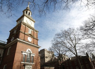 Independence Hall Clock Tower clipart