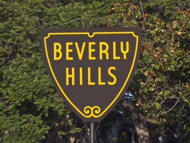 Beverly Hills Sign clipart