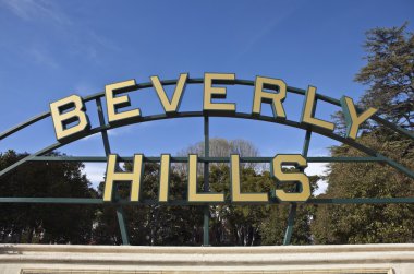 Beverly Hills Park Sign clipart