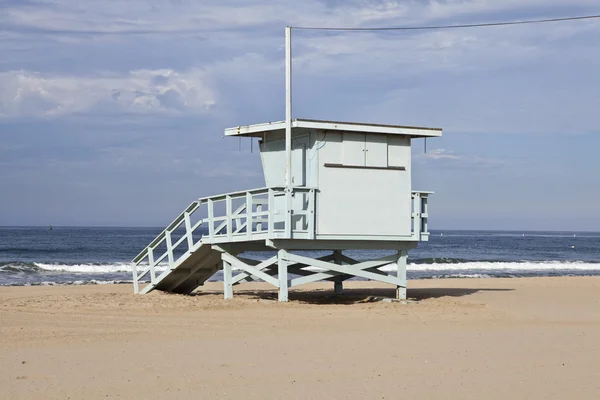 Спасательная башня на пляже Санта-Моники — стоковое фото