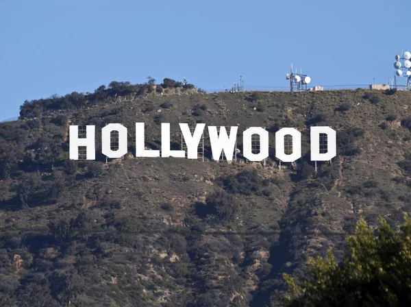 Hollywood Sign Tele — Stockfoto