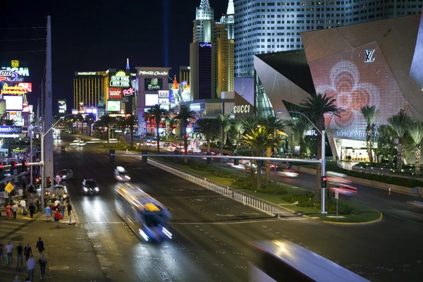 Las Vegas Blvd Notte — Foto Stock