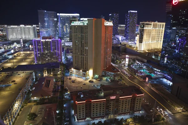Vegas Noite aérea — Fotografia de Stock