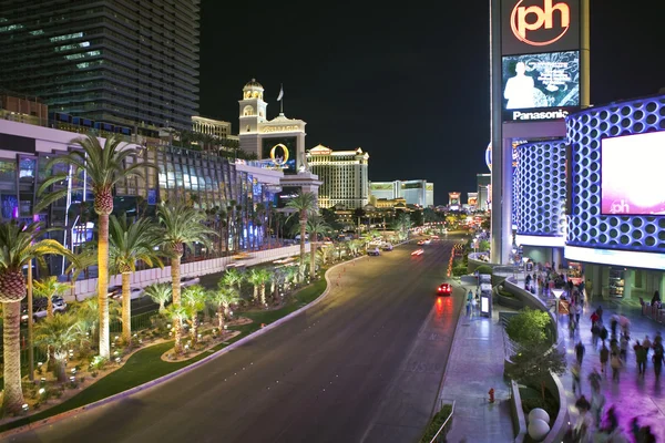 Noche en Las Vegas Blvd — Foto de Stock