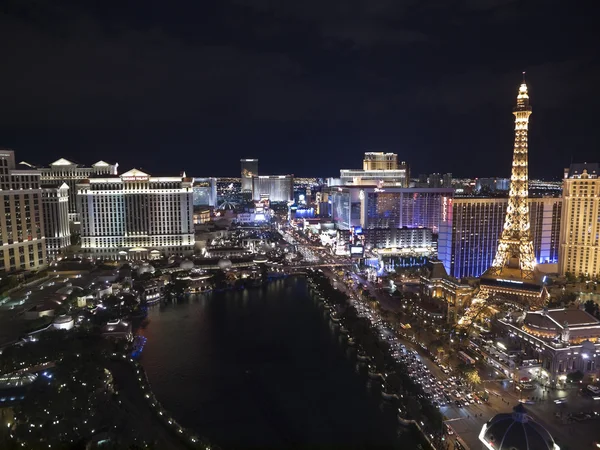 Las Vegas Strip ปลาย คืน — ภาพถ่ายสต็อก
