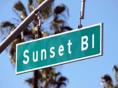 Sunset Boulevard clipart