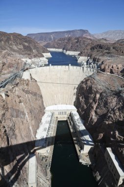 Hoover Dam Bridge View clipart