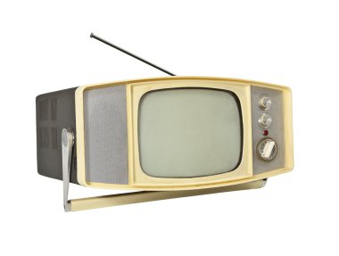 1960'lı yıllarda Portatif tv kolu stand ve anten.