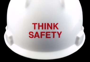 Think Safety Hat clipart