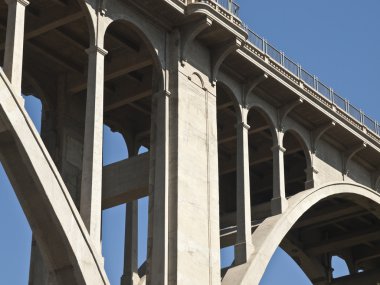 Pasadena California Colorado Blvd Bridge clipart