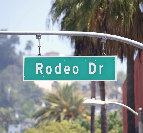Rodeo drive znak — Zdjęcie stockowe