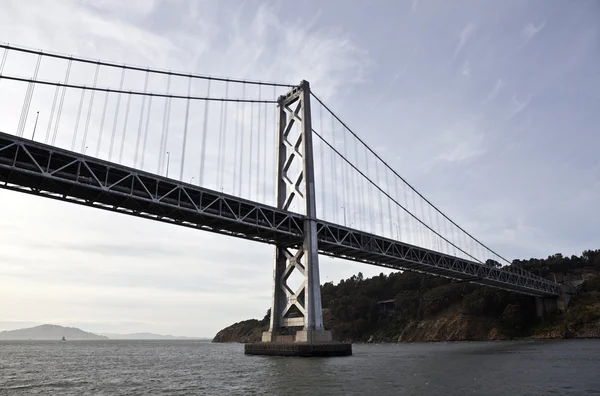 湾橋とトレジャー アイランド — ストック写真