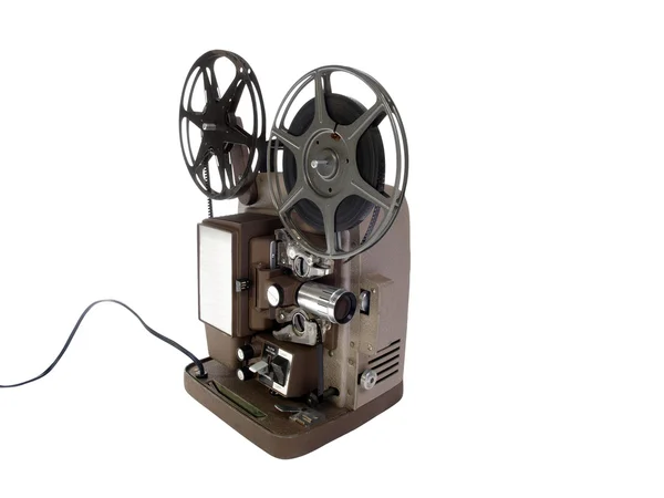 Vintage Films with Projector Isolated — Stock Photo © trekandshoot #31659321