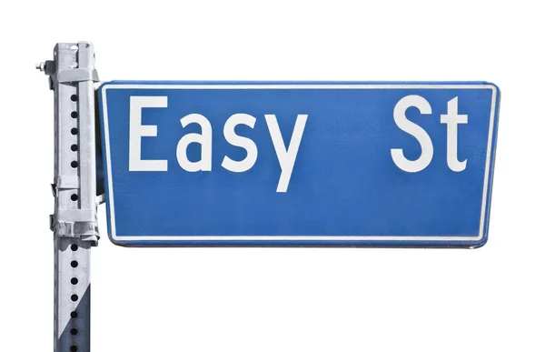 Easy street znak — Zdjęcie stockowe
