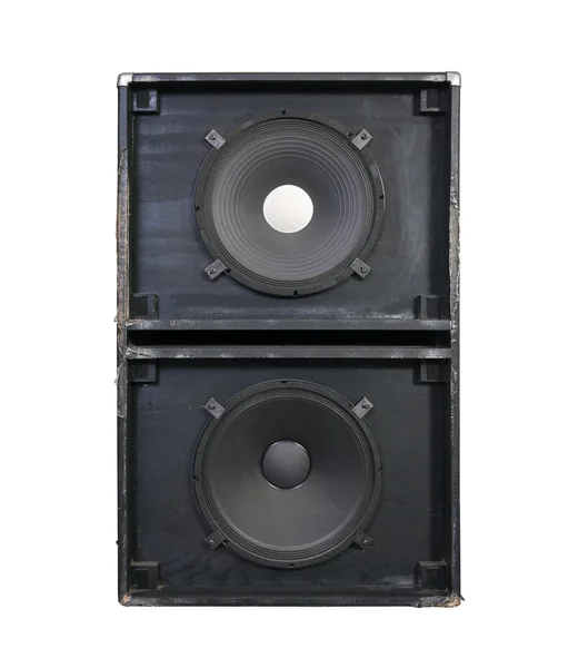 stock image Giant Grunge Bass Speaker Cabinet