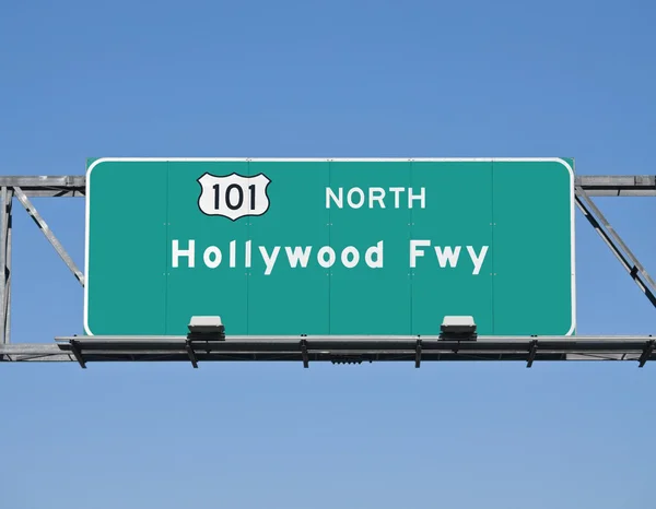 Señal de autopista de Hollywood —  Fotos de Stock