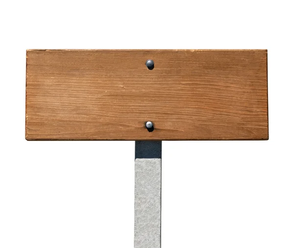 Boş tahta iz işareti — Stok fotoğraf