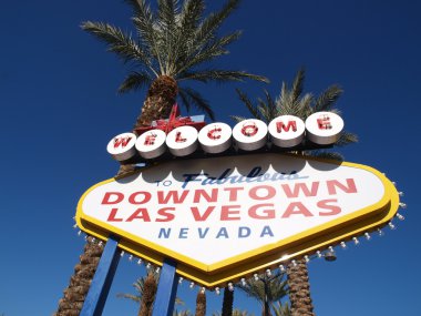 Downtown Las Vegas Welcome Sign clipart