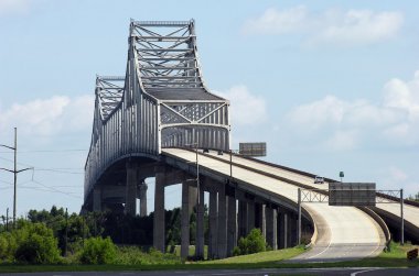 Gramercy Bridge in Louisiana clipart