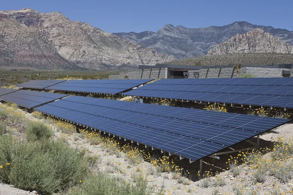 Red Desert Solar — Stock Photo, Image