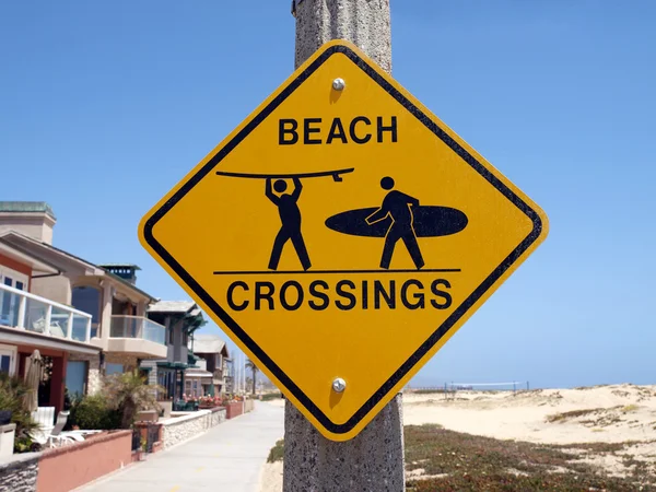 Stock image California Beach Crossing