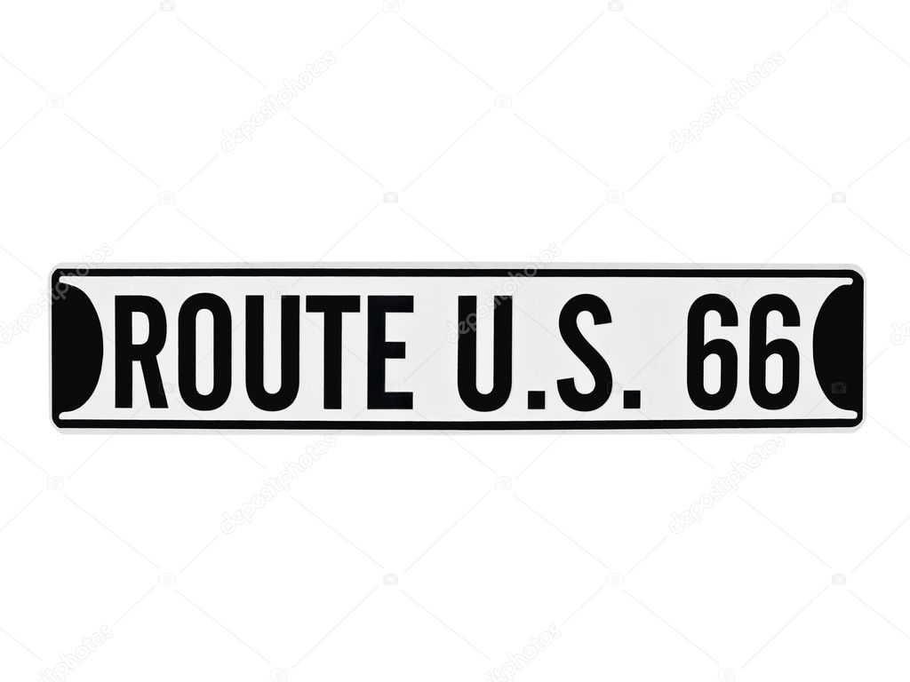 Vintage U.S. Route 66 Sign