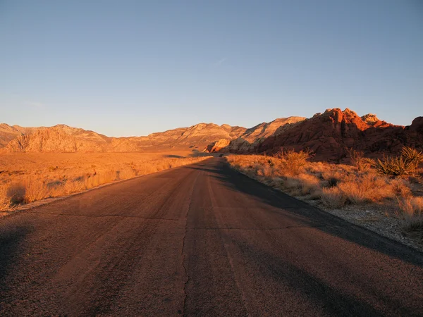 Roter Felsen Sonnenaufgang Nevada — Stockfoto