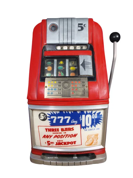 Винтажный игровой автомат — стоковое фото